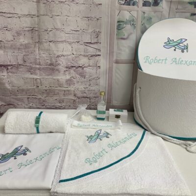 Trusou Botez Aviator, rochita botez, sticluta botez, prosop botez